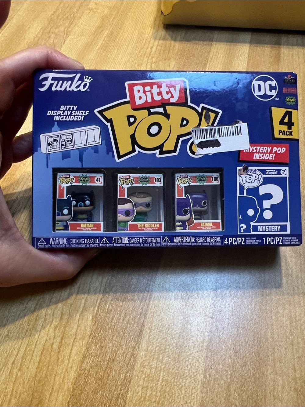 #3427**Funko Bitty Pop! DC Comics 4-Pack Series 4 - Blue Box - Picture 8 of 17